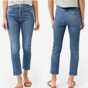 Agolde Classic Denim Straight Leg Jeans
